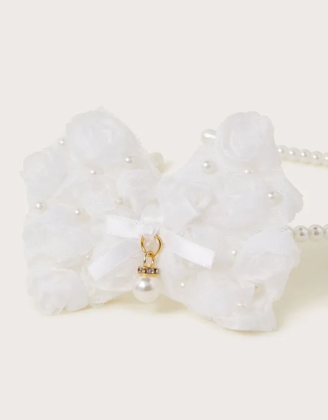 Children Pearl Bow Headband Monsoon Girls039 Hair Accessories