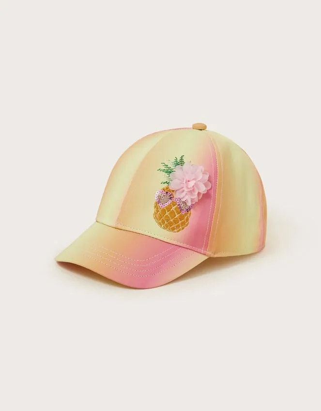 Children Pineapple Ombre Cap Multi Monsoon Hats and Sunglasses
