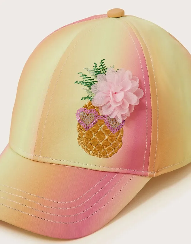Children Pineapple Ombre Cap Multi Monsoon Hats and Sunglasses