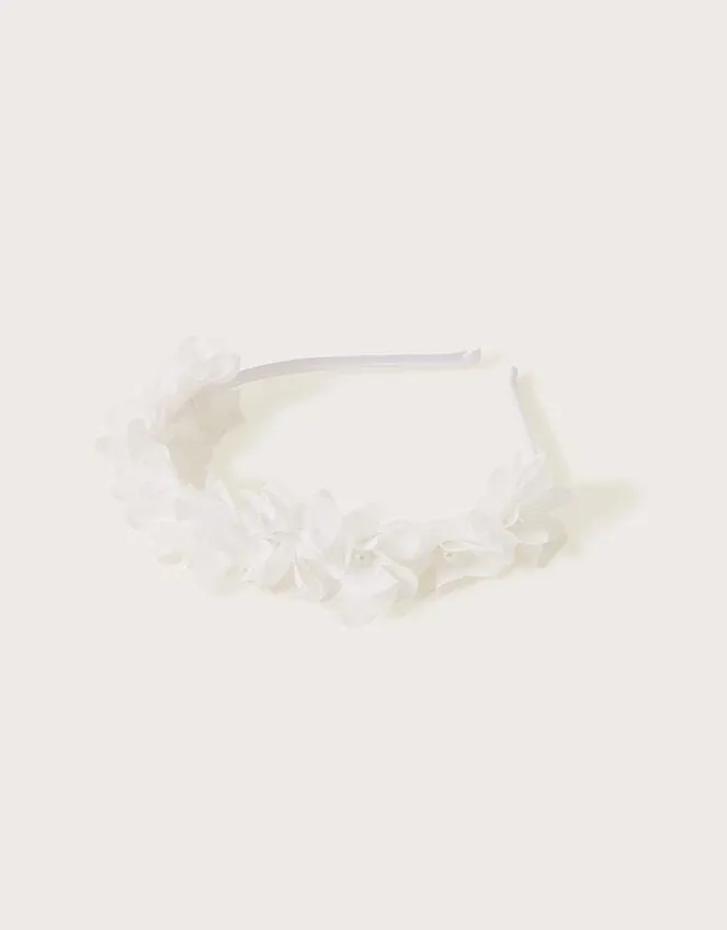 Children PomPom Bridesmaid Floral Headband Monsoon Girls039 Hair Accessories