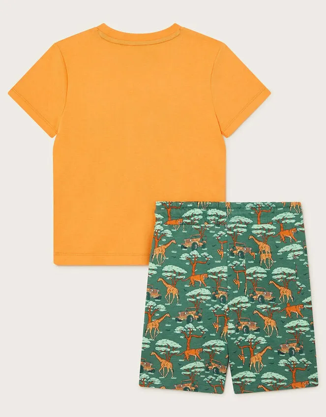 Children Safari TShirt And Shorts Set Multi Monsoon Suits and Sets