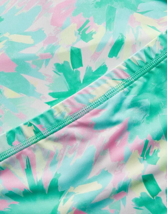 Children Splash Palm Print Swim Set Green Monsoon Beachwear and Swimwear