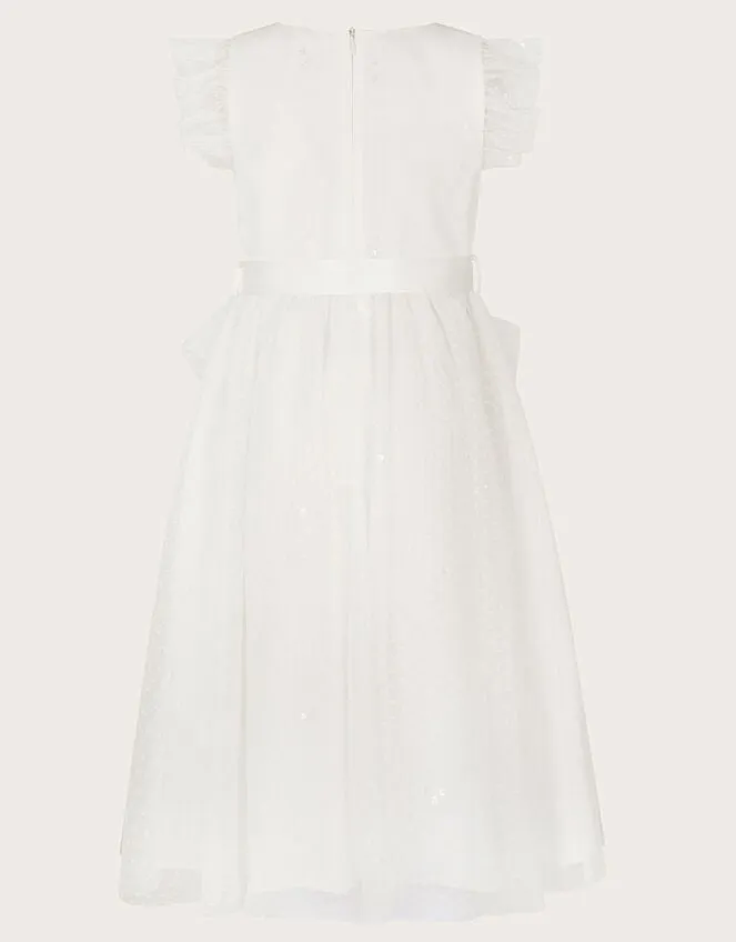 Children Stacie Waterfall Dress Ivory Monsoon Dresses