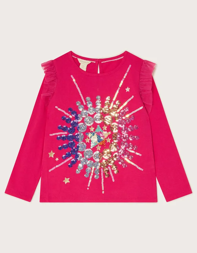 Children Starburst Top Pink Monsoon Tops and TShirts