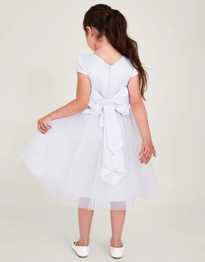 Children Tulle Bridesmaid Communion Dress White Monsoon Dresses