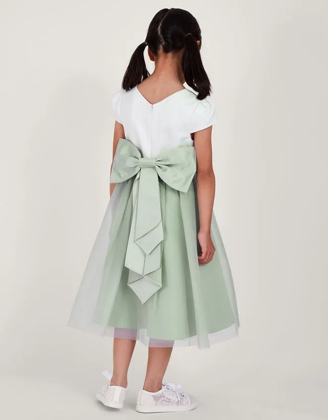 Children Tulle Bridesmaid Dress Green Monsoon Dresses