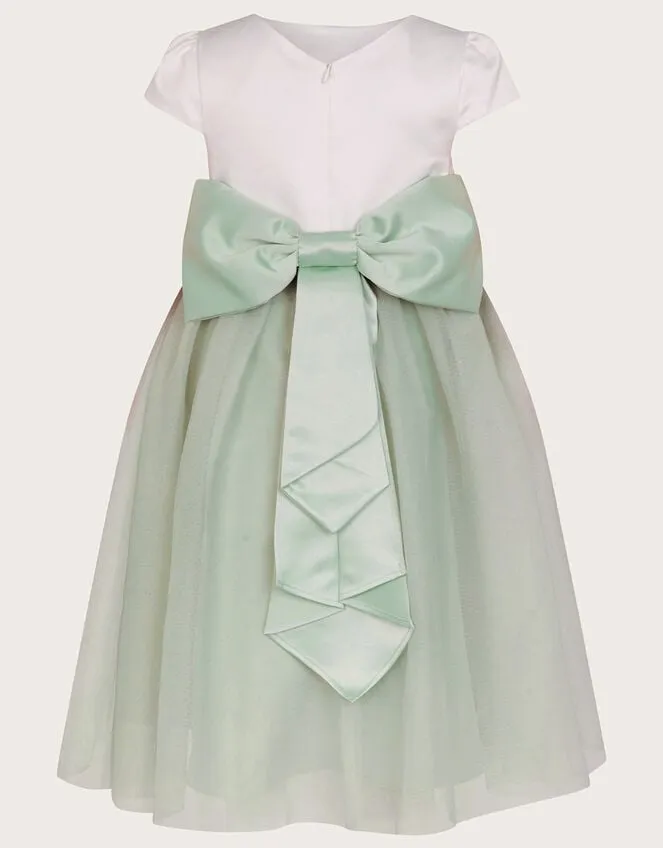 Children Tulle Bridesmaid Dress Green Monsoon Dresses