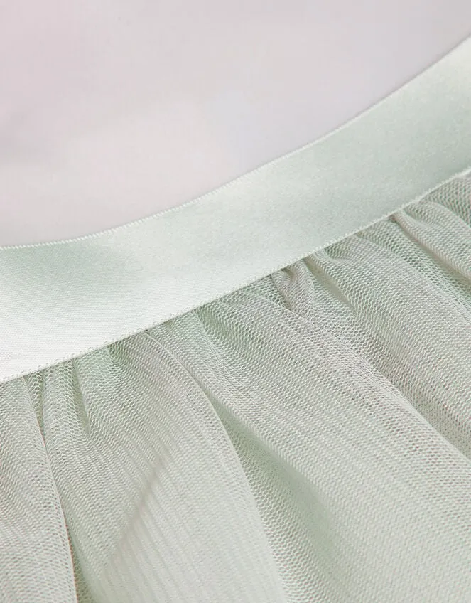 Children Tulle Bridesmaid Dress Green Monsoon Dresses