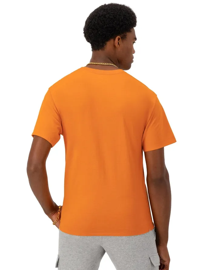 Classic Graphic TShirt Retro Players Paprika Orange Men Champion TShirts and Tops