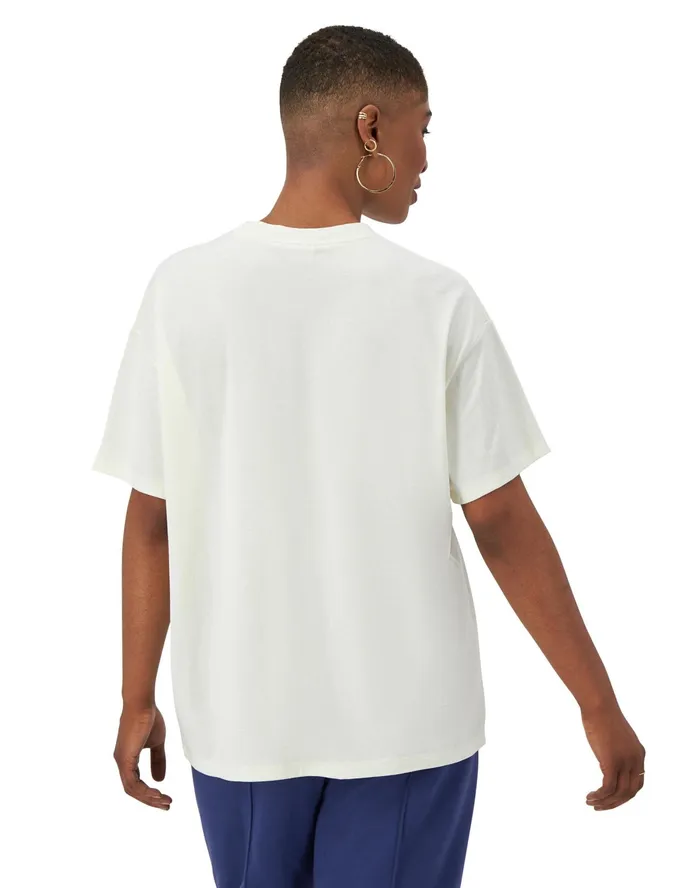 Classic Jersey TShirt 039Be Kind To Your Mind039 Graphic Chalk White Women Champion TShirts and Tops
