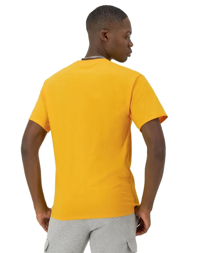 Classic Tee Embroidered C Logo Team Gold Men Champion TShirts and Tops