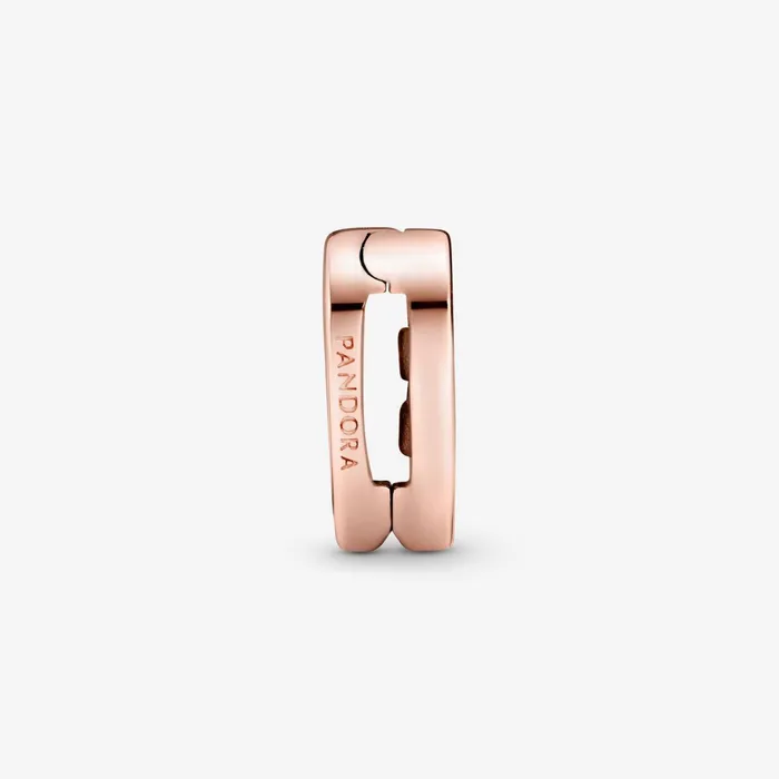 Clips Women Pandora Pav Heart Clip Charm Rose Gold Plated