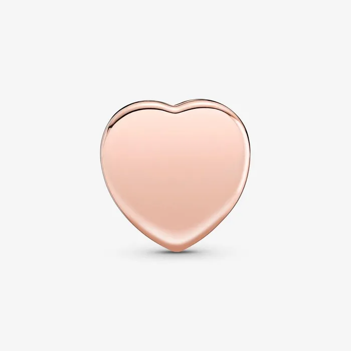 Clips Women Pandora Pav Heart Clip Charm Rose Gold Plated