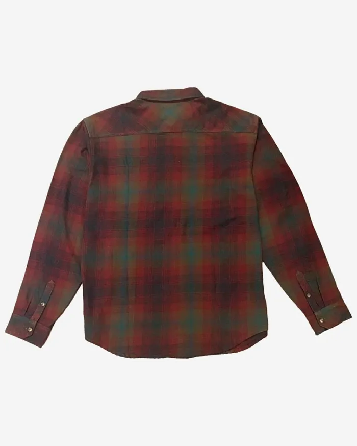 Coastline Flannel Long Sleeve Shirt Brick Men Billabong Shirts