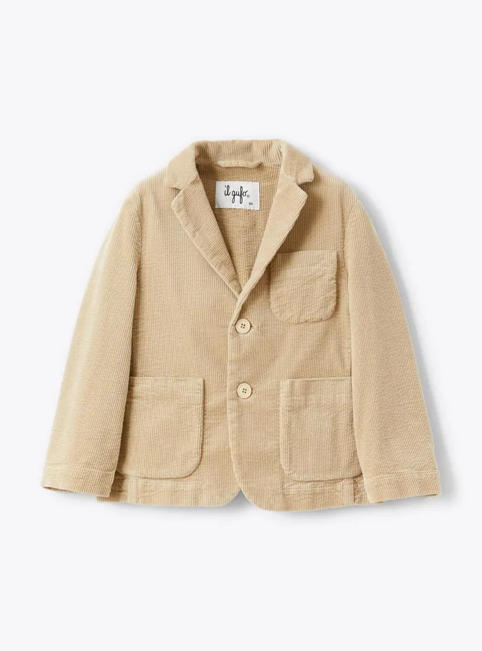 Coats And Jackets Boy 216 Il Gufo Corduroy Blazer