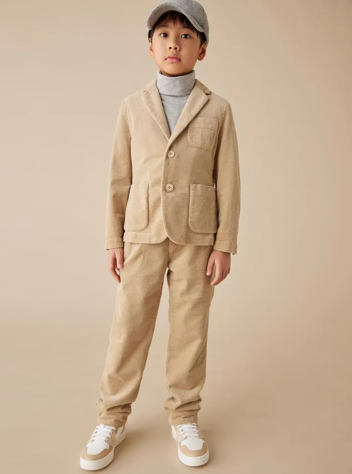 Coats And Jackets Boy 216 Il Gufo Corduroy Blazer