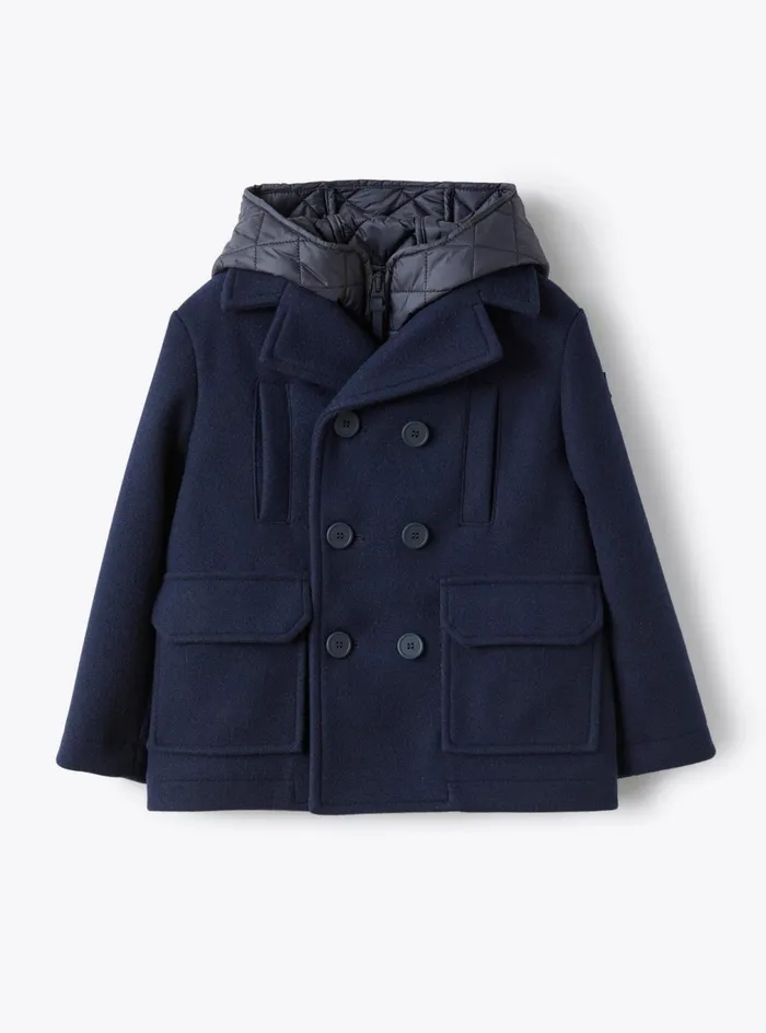 Coats And Jackets Boy 216 Il Gufo Technowool Caban