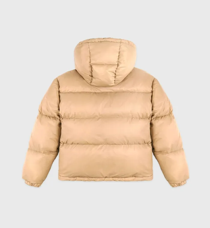 Coats Women Sporty and Rich Crown Puffer Jacket 8211 Beige