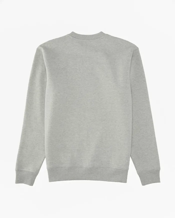 Core Arch Sweatshirt Light Grey Men Billabong Hoodies and Fleece