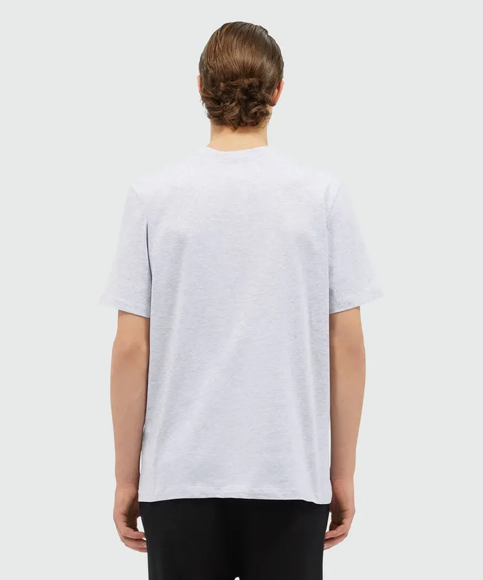 Cotton TShirt With Box Logo Men MSGM Tshirts