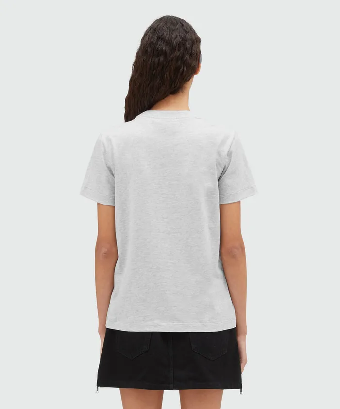 Cotton TShirt With Micro Logo Women MSGM Tshirts
