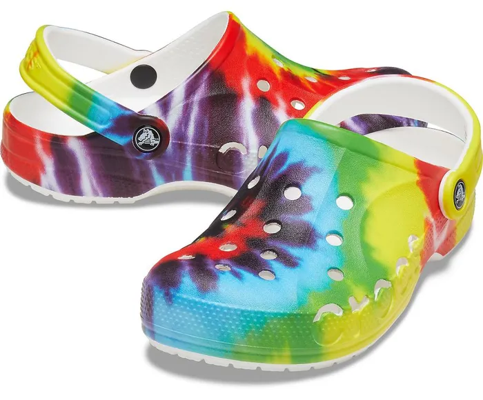 Crocs Baya TieDye Clog Multi WomensMens Clogs
