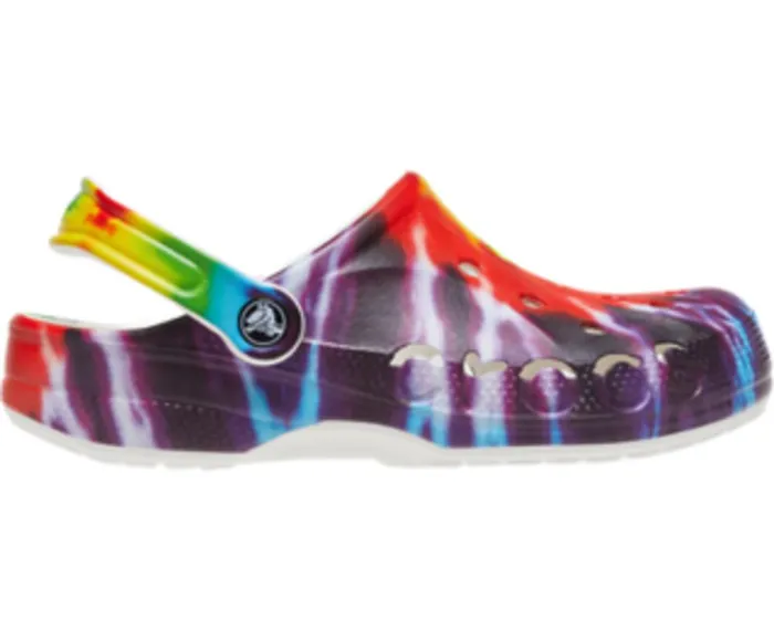 Crocs Baya TieDye Clog Multi WomensMens Clogs