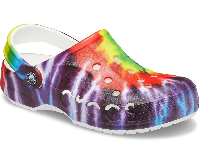 Crocs Baya TieDye Clog Multi WomensMens Clogs