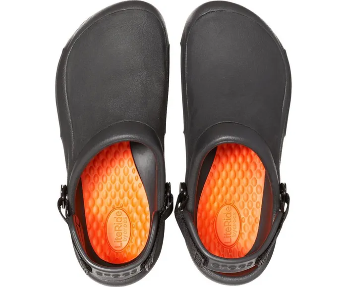 Crocs Bistro Pro LiteRide Clog Black WomensMens Clogs