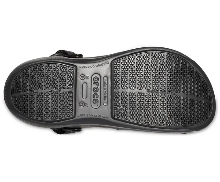 Crocs Bistro Pro LiteRide Clog Black WomensMens Clogs