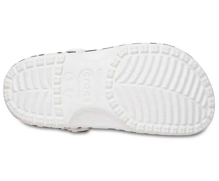 Crocs Classic Animal Print Clog White Zebra Print WomensMens Clogs