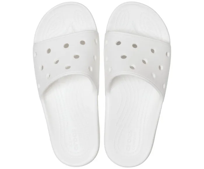 Crocs Classic Crocs Slide White WomensMens Sandals