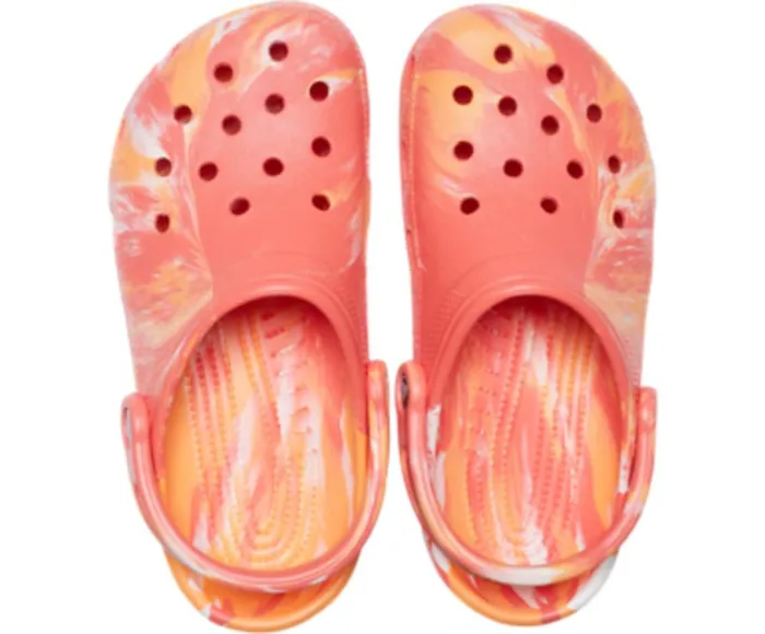 Crocs Classic Marbled Clog Fresco Multi WomensMens Clogs