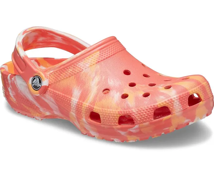 Crocs Classic Marbled Clog Fresco Multi WomensMens Clogs