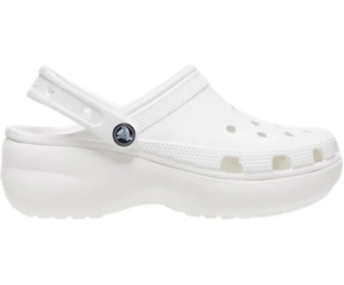 Crocs Classic Platform Clog White Womens Clogs