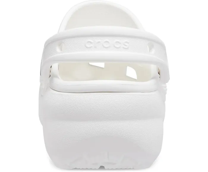 Crocs Classic Platform Clog White Womens Clogs