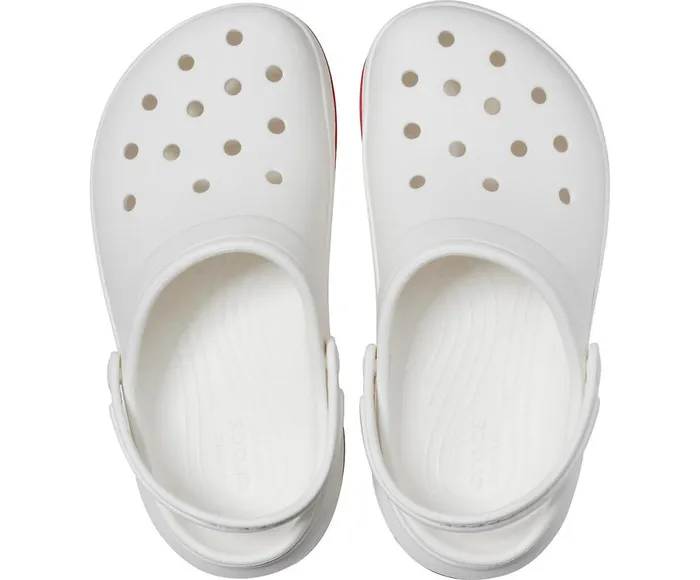 Crocs Crocband Full Force Clog White WomensMens Clogs