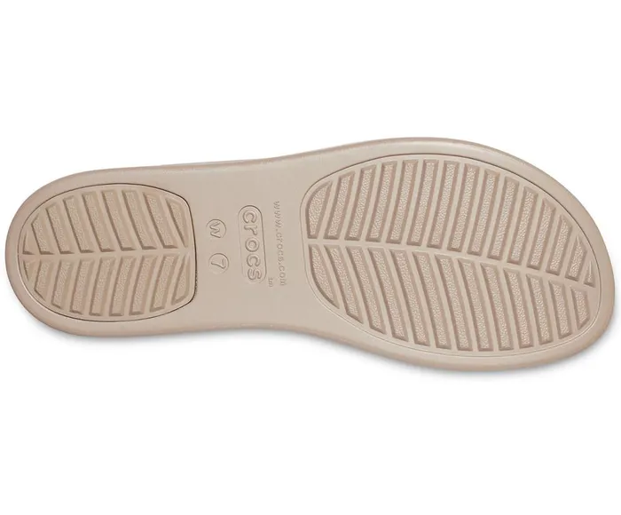 Crocs Crocs Brooklyn Mid Wedge Stucco Mushroom Womens Sandals