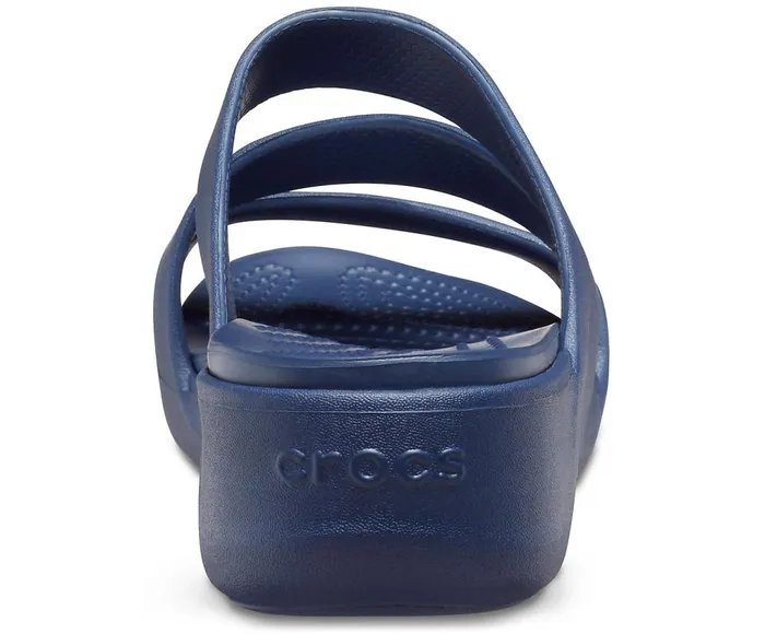 Crocs Crocs Monterey Strappy Wedge Navy Womens Sandals