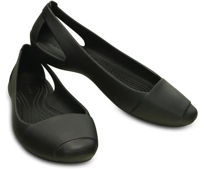 Crocs Crocs Sienna Flat Black Womens Flats