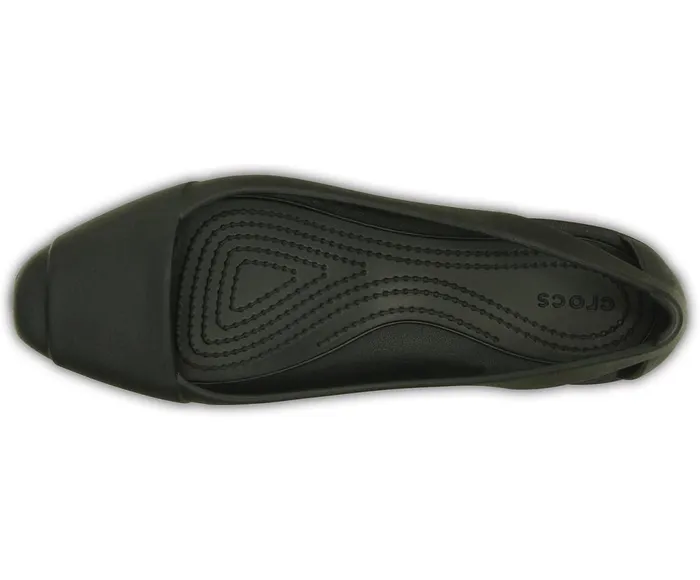 Crocs Crocs Sienna Flat Black Womens Flats