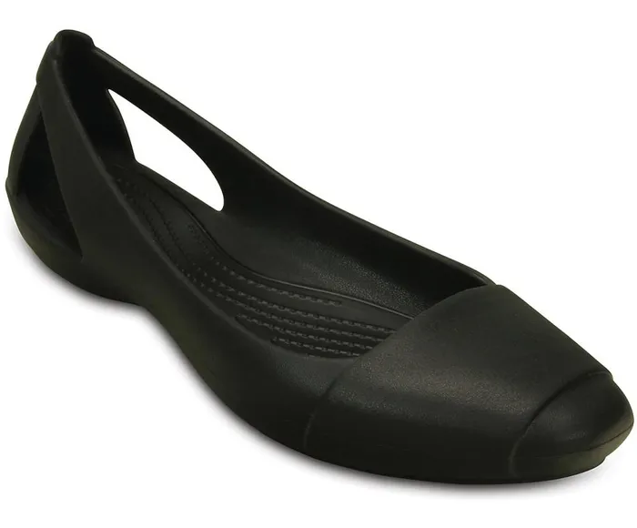 Crocs Crocs Sienna Flat Black Womens Flats