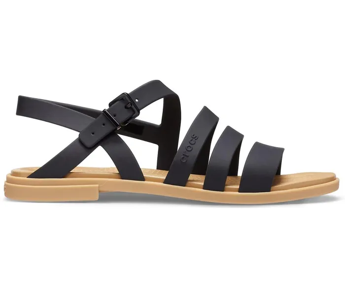 Crocs Crocs Tulum Sandal Black Tan Womens Sandals