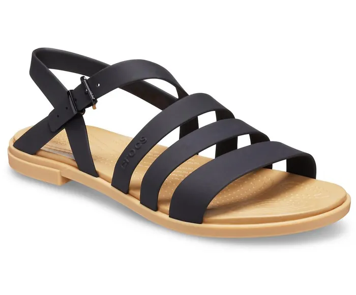Crocs Crocs Tulum Sandal Black Tan Womens Sandals
