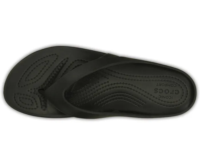 Crocs Kadee II Flip Black Womens Sandals
