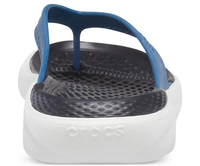 Crocs LiteRide Flip Vivid Blue Almost White WomensMens Sandals