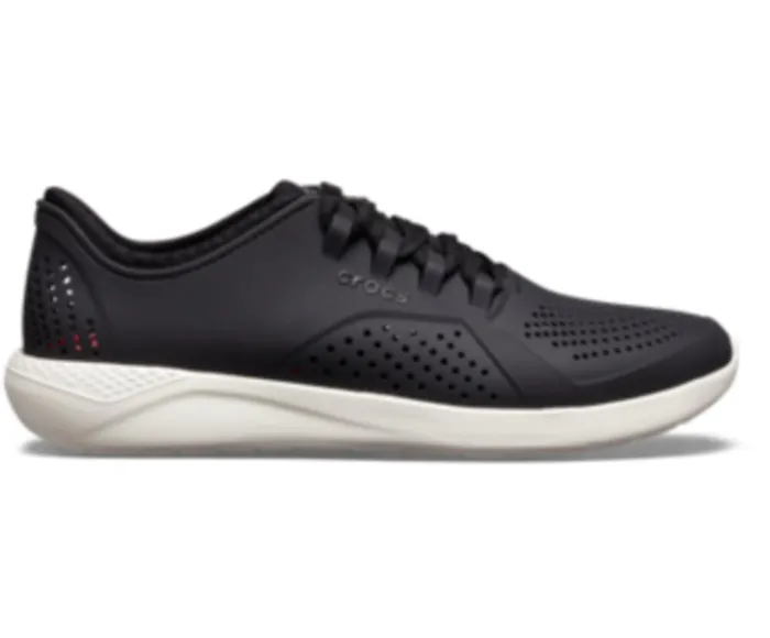 Crocs LiteRide Pacer Black White Mens Sneakers