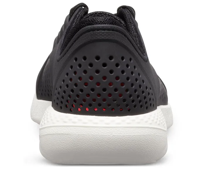 Crocs LiteRide Pacer Black White Mens Sneakers
