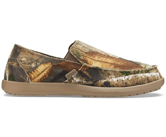 Crocs Santa Cruz Realtree Edge SlipOn Khaki Mens Loafers