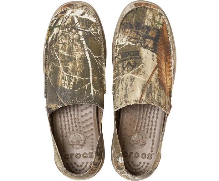 Crocs Santa Cruz Realtree Edge SlipOn Khaki Mens Loafers